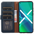 Klopové pouzdro pro Xiaomi 13 Lite, KHAZNEH RFID, modré / hnědé