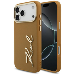 Pouzdro Karl Lagerfeld Karl Script Logo – s kovovými tlačítky pro iPhone 17 Pro Max