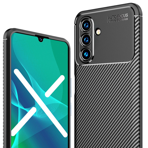 Pouzdro pro Samsung Galaxy A04S / A13 5G, Carbon Gel, černé