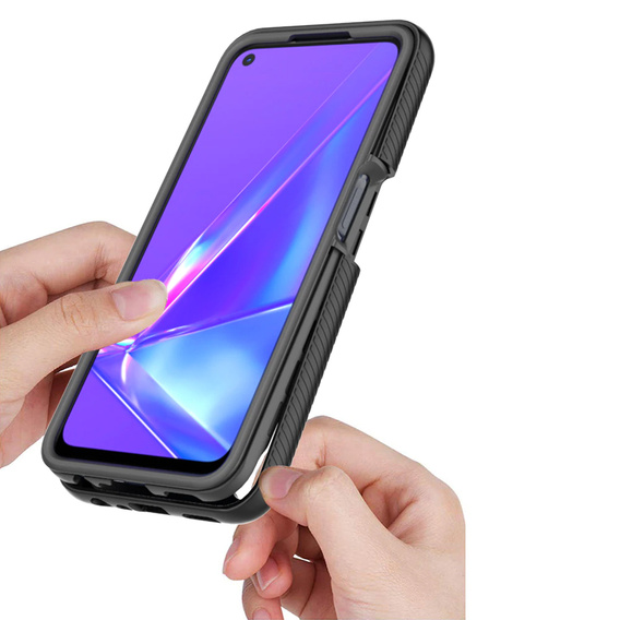Pouzdro pro OPPO A52/A72/A92, Shockproof, s fólií, modré