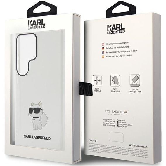 Pouzdro Karl Lagerfeld IML Choupette pro Samsung Galaxy S24 Ultra