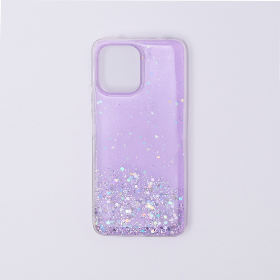 Pouzdro pro Xiaomi Redmi 12, Glittery, fialové