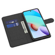 Klopové pouzdro pro Xiaomi Redmi 13C / Poco C65, Wallet, Lace Flower bílé