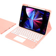 Pouzdro + klávesnice iPad Air 10.9 4 2020 / 5 2022, Touchpad, růžové rose gold