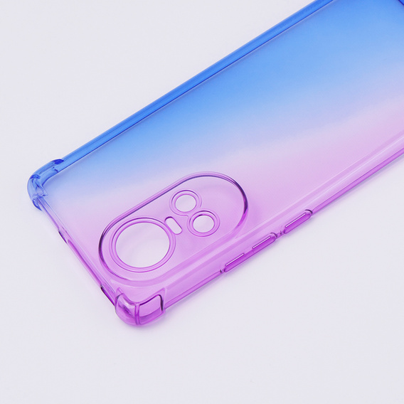 Pouzdro pro Oppo Reno 10 / 10 Pro, Gradient Dropproof, Fialová / modrá