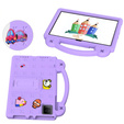 Dětské pouzdro pro T Tablet 5G, Cute Patterns, se stojánkem, fialové
