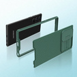 Pouzdro pro Samsung Galaxy S23 Ultra, obrněné Nillkin, CamShield Pro, zelené
