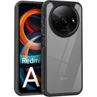 Pouzdro pro Xiaomi Redmi A3, Fusion Hybrid, s ochranou fotoaparátu, transparentní / černé