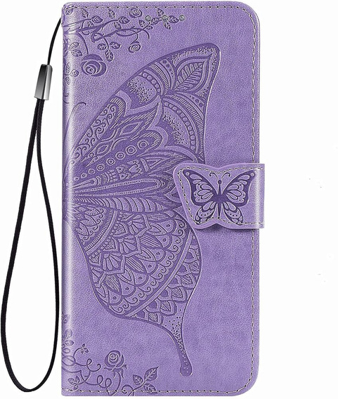 Klopové pouzdro pro Infinix Note 40 Pro Plus, Butterfly, fialové