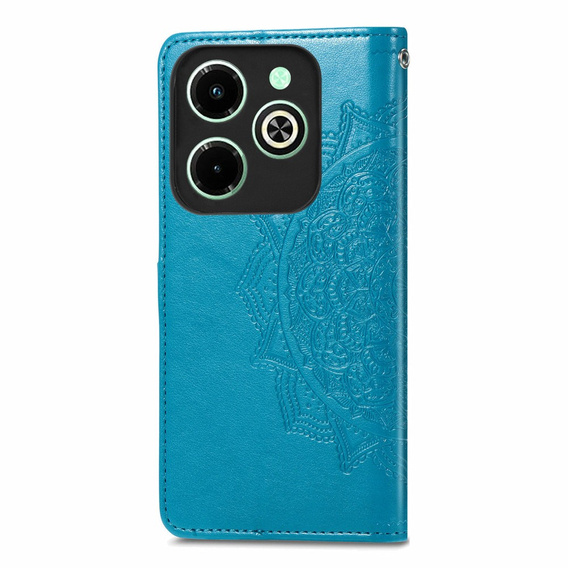 Klopové pouzdro pro Infinix Hot 40i, Mandala, modré