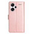 Klopové pouzdro pro Xiaomi Redmi Note 13 Pro+, Butterfly, růžové rose gold