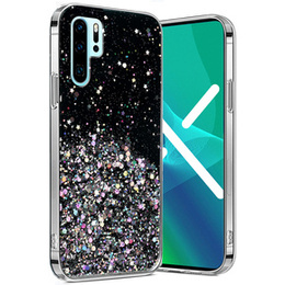 Pouzdro pro Huawei P30 Pro, Glittery, černé