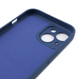 Pouzdro pro iPhone 15 Plus, Silicone Lite, námořnicky modré