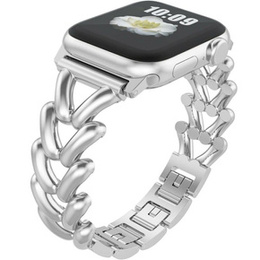 Náramek pro Apple Watch 1/2/3/4/5/6/7/8/SE 38/40/41MM, stříbrný