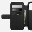 Pouzdro Nomad pro iPhone 17 Pro, Modern Leather Folio, hnědé