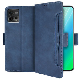 Klopové pouzdro pro Motorola Moto G72 4G, Card Slot, modré