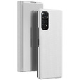 Pouzdro pro Xiaomi Redmi Note 11 / 11S, Clear View, stříbrné