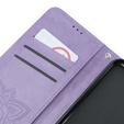 Klopové pouzdro pro Xiaomi Poco X6 5G, Butterfly, fialové
