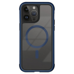 KZDOO pouzdro pro iPhone 16 Pro, Metal Frame, pro MagSafe, námořnicky modré