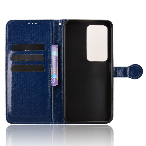 Klopové pouzdro pro Xiaomi Redmi 15 5G / 4G, Wallet Rhombus, modré