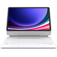 Pouzdro s klávesnicí pro Samsung Galaxy Tab S7+ / S7 FE / S9+ / S8+ / S9 FE+ / S10+, Dexnor Magnetic Keyboard Touchpad, bílé