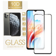 3D tvrzené sklo pro Oppo A18 4G / A38 4G, černé