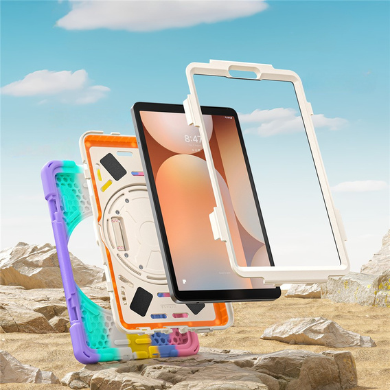 Pevné pouzdro s podstavcem a ramenním popruhem pro Samsung Galaxy Tab A11