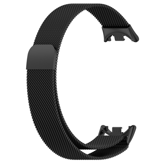 Milánský náramek s pouzdrem pro Xiaomi Smart Band 10 / 9 / 8, černý