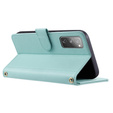 Pouzdro s klopou pro Samsung Galaxy S20 FE, Rhombus Crossbody Leather, zelené