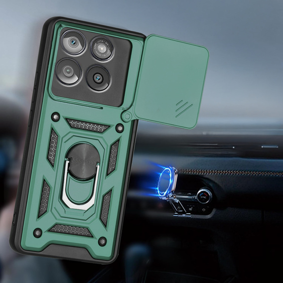 Pouzdro pro Motorola Edge 60 / 60 Fusion, CamShield Slide, zelené