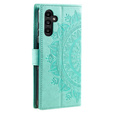 Klopové pouzdro pro Samsung Galaxy A55 5G, Mandala Flower, zelené