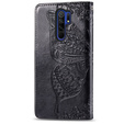 Klopové pouzdro pro Xiaomi Redmi 9, Butterfly, černé