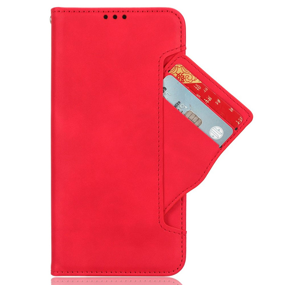 Klopové pouzdro pro Samsung Galaxy A26, Card Slot, červené