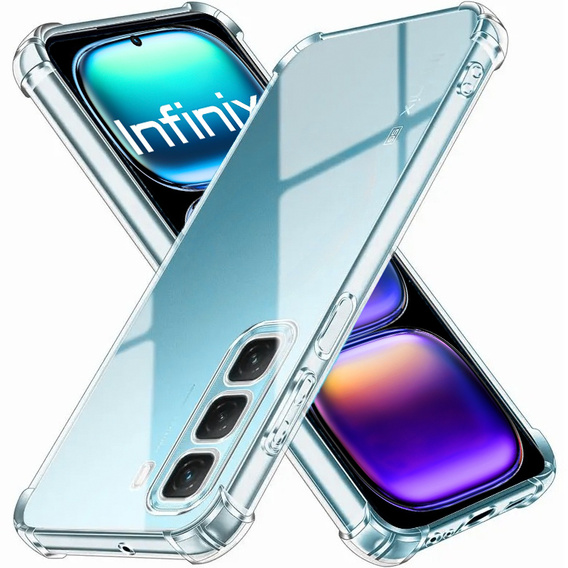 Pouzdro pro Infinix Hot 50 Pro 4G, Dropproof, průhledné