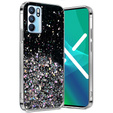 Pouzdro pro OPPO Reno 6 5G, Glittery, černé