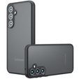 Pouzdro pro Samsung Galaxy A25 5G, Fusion, transparentní / černé + 9H sklo 
