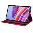 Pouzdro pro Xiaomi Redmi Pad Pro / Xiaomi Poco Pad, Classic, s prostorem pro stylus, červené