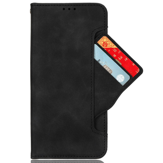 Klopové pouzdro pro Honor Magic 6 Pro 5G, Card Slot, černé