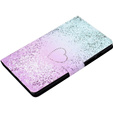 Pouzdro pro Samsung Galaxy Tab A7 Lite 8.7 T220 / T225, Origami, hearts