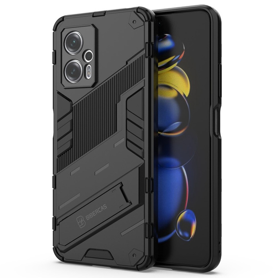 Pouzdro pro Xiaomi Poco X4 GT 5G, Military kickstand, černé