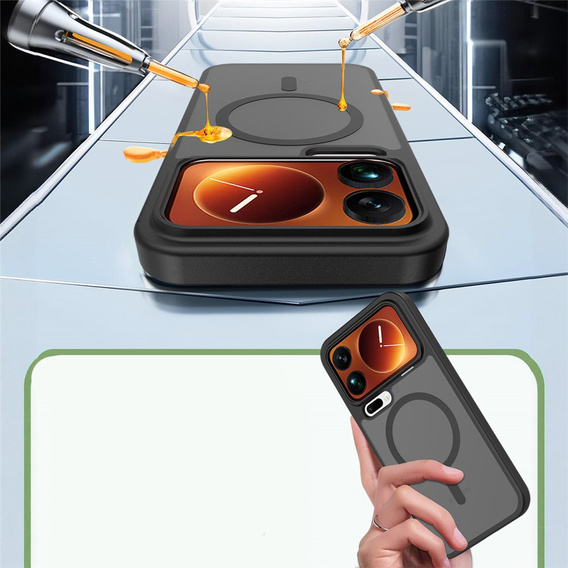 Fusion Hybrid pouzdro pro MagSafe pro Xiaomi 17 Pro Max, černé