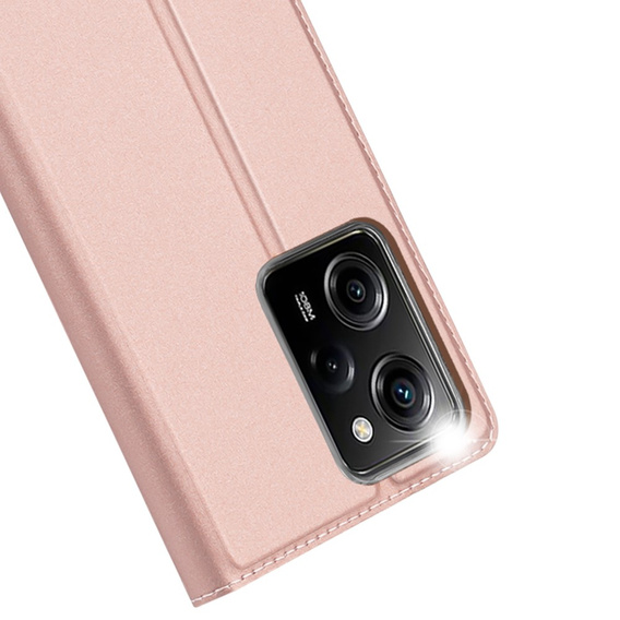 Pouzdro Dux Ducis pro Xiaomi Poco X5 Pro 5G, Skinpro, růžové rose gold