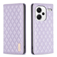 Klopové pouzdro pro Xiaomi Redmi Note 13 Pro+, Wallet, BINFEN COLOR, fialové