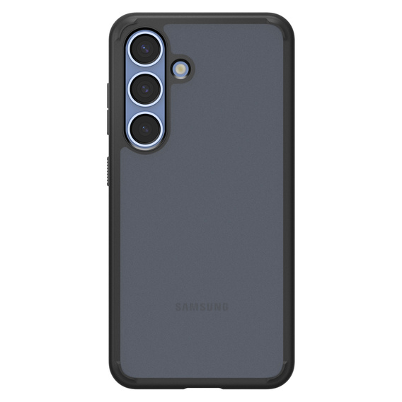 Pouzdro Spigen pro Samsung Galaxy S25+ Plus, Ultra Hybrid, černá / matná + 9H tvrzené sklo