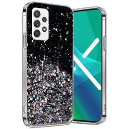 Pouzdro pro Samsung Galaxy A33 5G, Glittery, černé