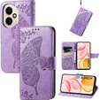 Klopové pouzdro pro Honor 400 5G, Butterfly, fialové