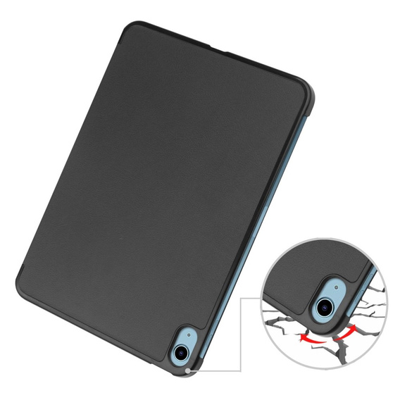 Pouzdro pro iPad 10.9 2022 10 Gen, Smartcase s prostorem pro stylus, černé