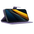 Klopové pouzdro pro Xiaomi Poco X6 Pro 5G, Butterfly, fialové