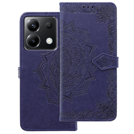 Klopové pouzdro pro Xiaomi Poco X6 5G, Mandala, fialové
