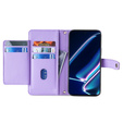Klopové pouzdro pro Realme 11 Pro 5G / Pro+ 5G, Wallet Zipper Pocket, fialové